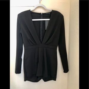 Dinner Date Romper by Fashion Nova